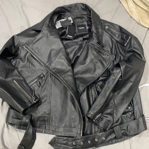 Real leather jacket